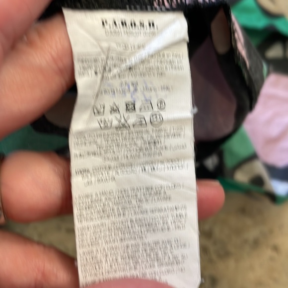 Green/Pink PAROSH luxe cotton tile-print blouse. Italian designer! - Picture 4 of 6